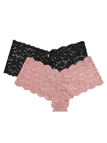 Smart & Sexy Women's Signature Lace Cheeky Panty ?C 2-Pack for Everyday Elegance